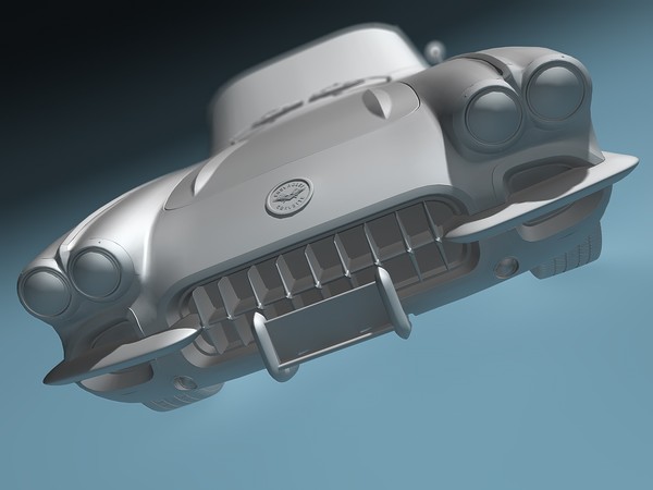chevrolet corvette c1 1960 max - Chevrolet Corvette C1 (1960) by TiRex3D