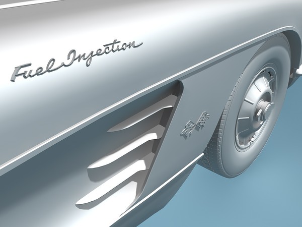 chevrolet corvette c1 1960 max - Chevrolet Corvette C1 (1960) by TiRex3D