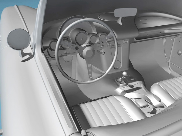 chevrolet corvette c1 1960 max - Chevrolet Corvette C1 (1960) by TiRex3D