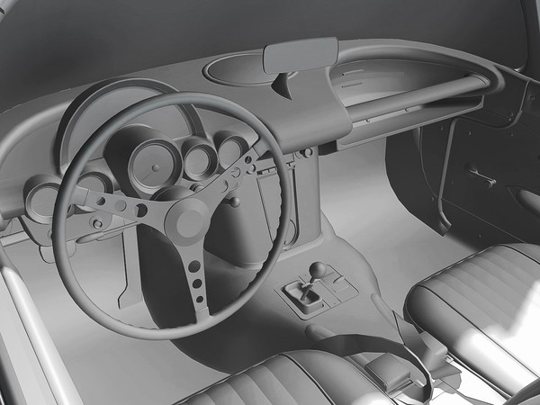 chevrolet corvette c1 1960 max - Chevrolet Corvette C1 (1960) by TiRex3D