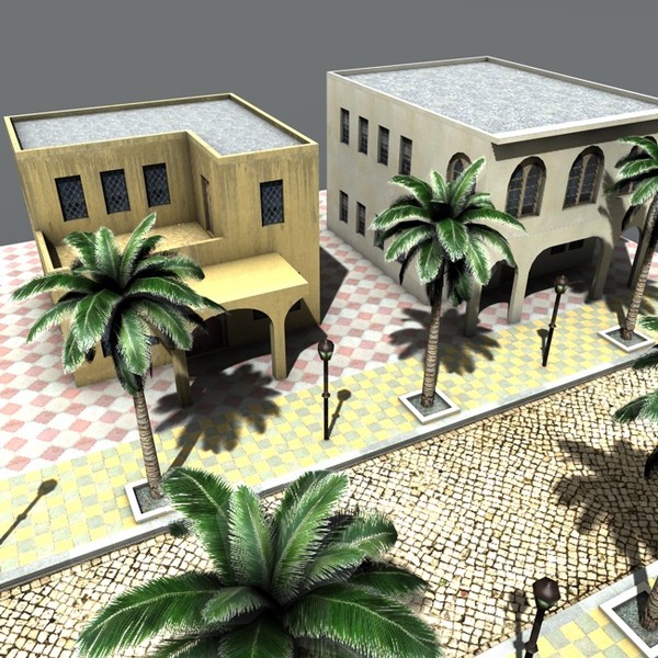 3d arab city model - Arabstreet4 by ERLHN