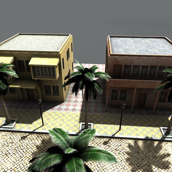 3d arab city model - Arabstreet4 by ERLHN