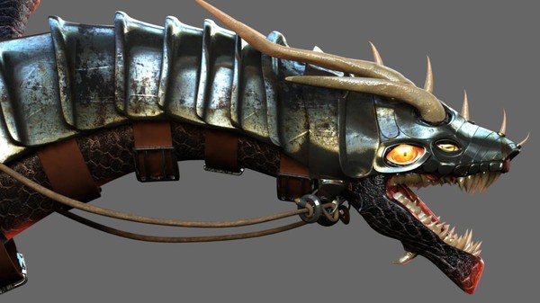 battle dragon 3d model - Dragon by Bryan Labarrere