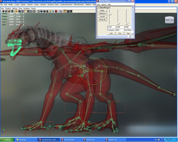 battle dragon 3d model - Dragon by Bryan Labarrere