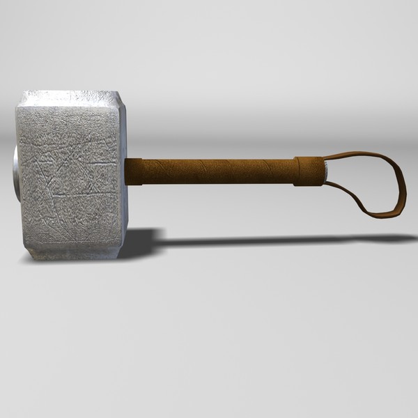 hammer thor 3d max - Hammer of Thor by Poliovale