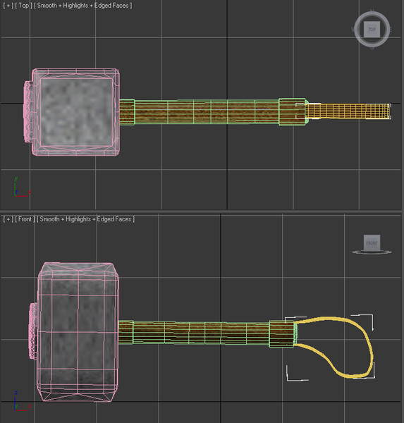 hammer thor 3d max - Hammer of Thor by Poliovale
