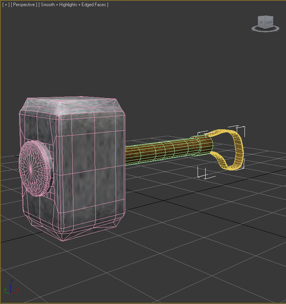 hammer thor 3d max - Hammer of Thor by Poliovale