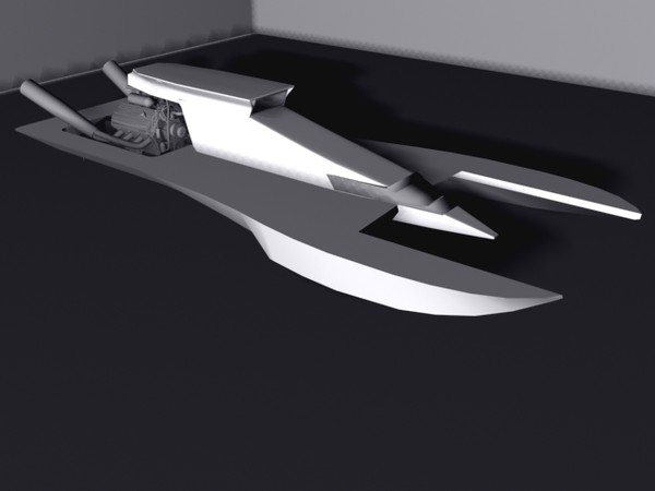 3d racing hydroplane model - Hydroplane M1 by miker5150_1
