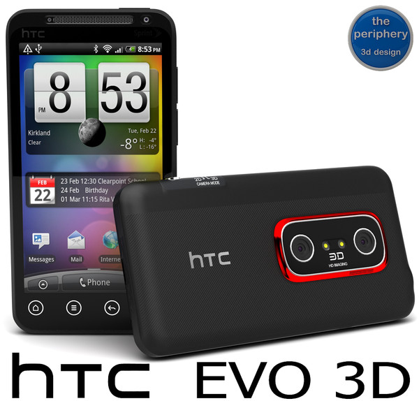 3d htc evo smartphone - HTC Evo 3D Smartphone by ThePeriphery