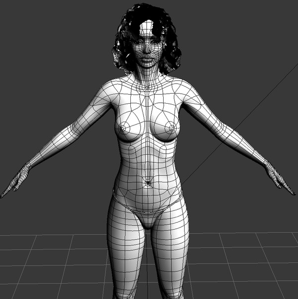 woman body 3d model - woman body by anemesis5
