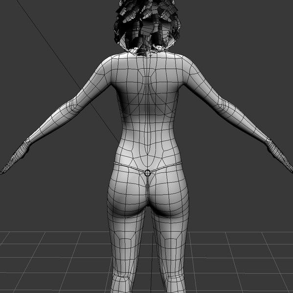 woman body 3d model - woman body by anemesis5
