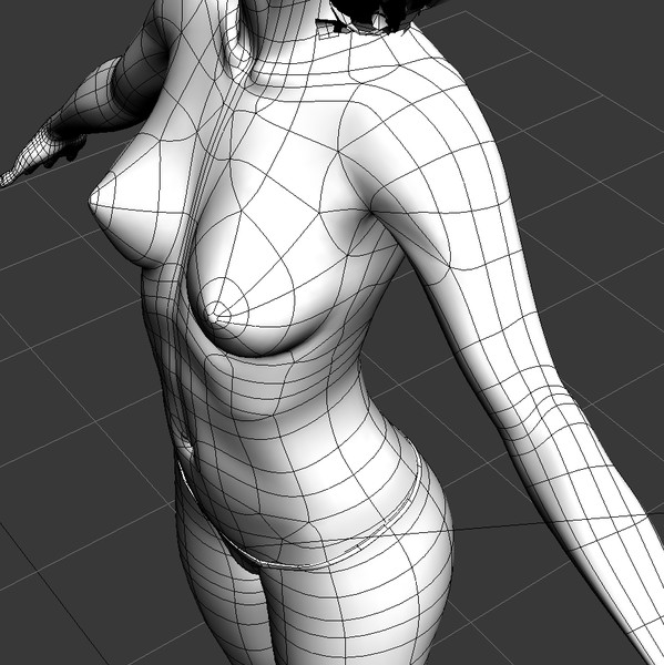 woman body 3d model - woman body by anemesis5
