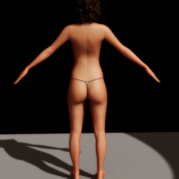 woman body 3d model - woman body by anemesis5