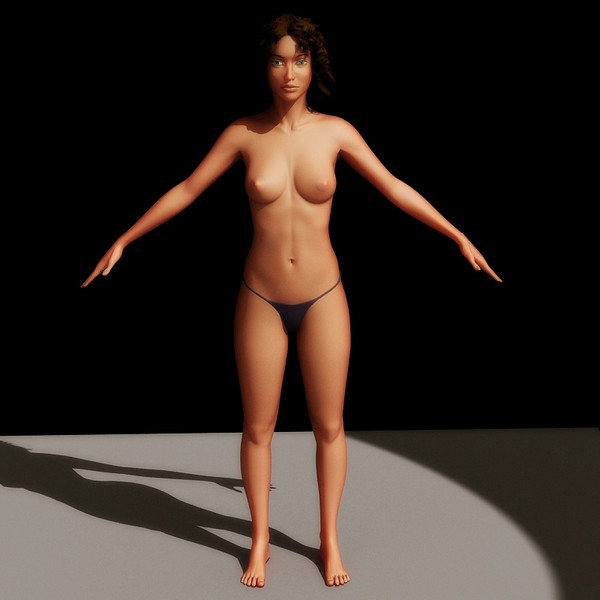 woman body 3d model - woman body by anemesis5
