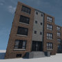 apartment building 3d model