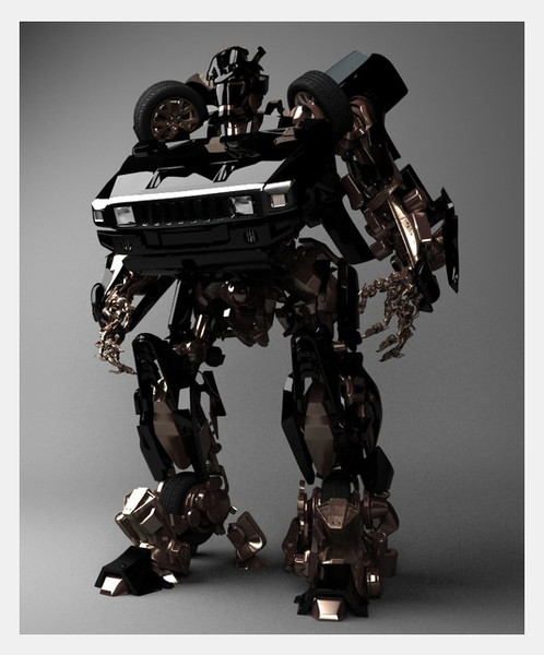 3d robot optimus prime - Robot Collection by dentonvanzan