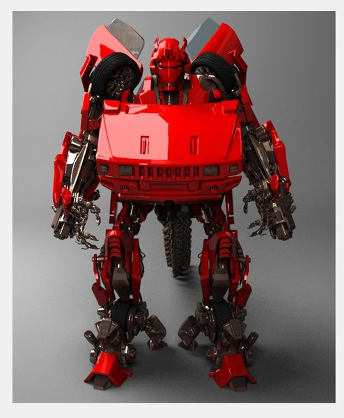 3d robot optimus prime - Robot Collection by dentonvanzan