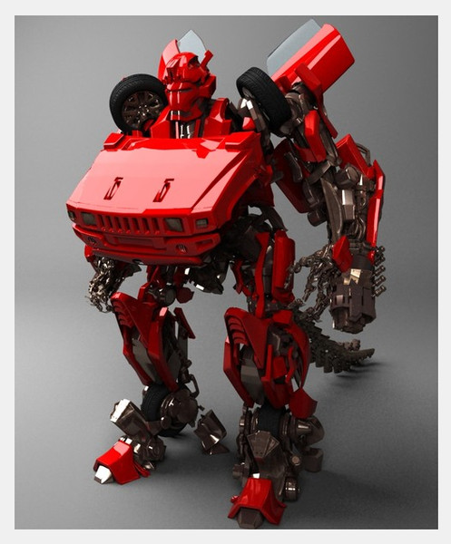 3d robot optimus prime - Robot Collection by dentonvanzan