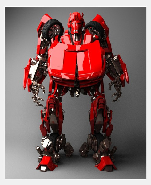 3d robot optimus prime - Robot Collection by dentonvanzan