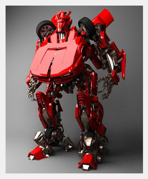 3d robot optimus prime - Robot Collection by dentonvanzan
