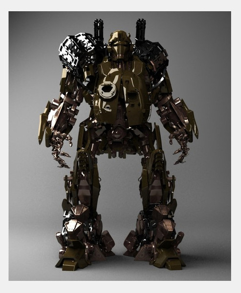 3d robot optimus prime - Robot Collection by dentonvanzan