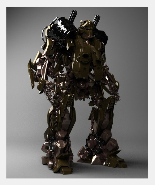 3d robot optimus prime - Robot Collection by dentonvanzan