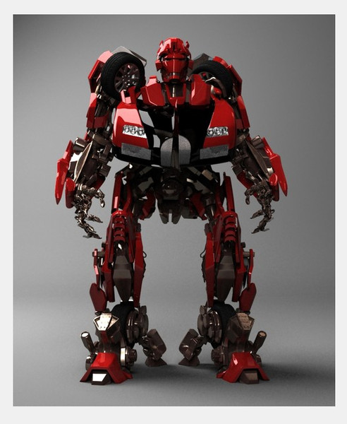 3d robot optimus prime - Robot Collection by dentonvanzan