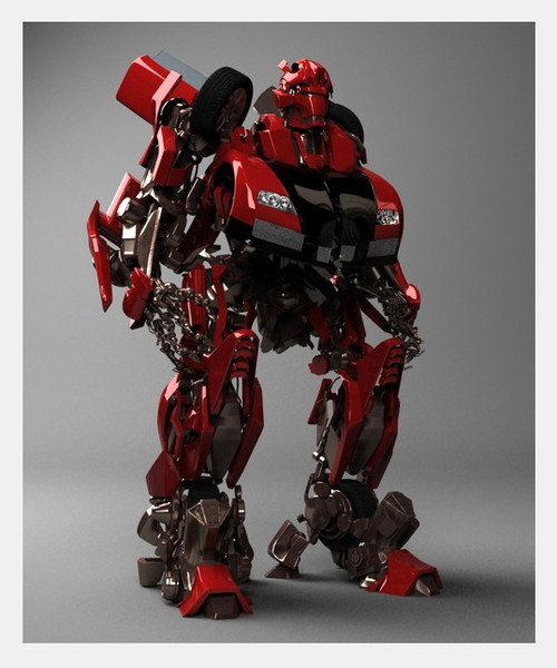 3d robot optimus prime - Robot Collection by dentonvanzan
