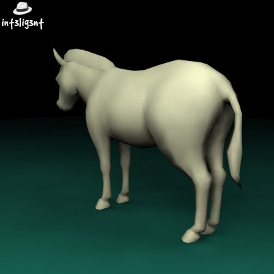 zebra anatomically correct obj - Low Poly Zebra by Int3lig3nt