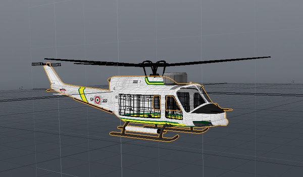 military helicopter 3d 3ds - Military Helicopter by MyNameIsJames