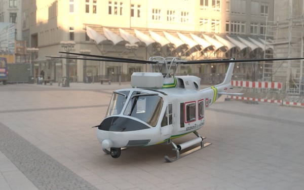 military helicopter 3d 3ds - Military Helicopter by MyNameIsJames