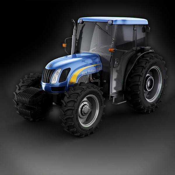3d new holland t4050 - New Holland T4050 tractor by RTEwork