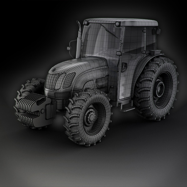 3d new holland t4050 - New Holland T4050 tractor by RTEwork