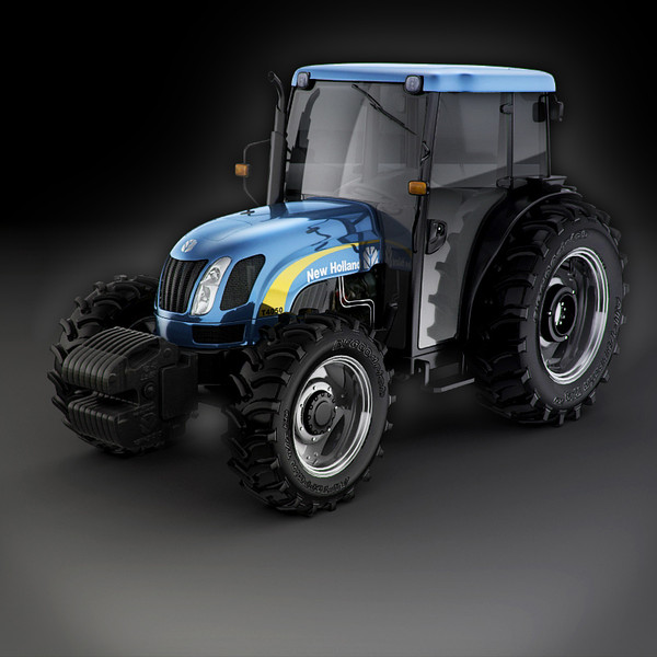 3d new holland t4050 - New Holland T4050 tractor by RTEwork