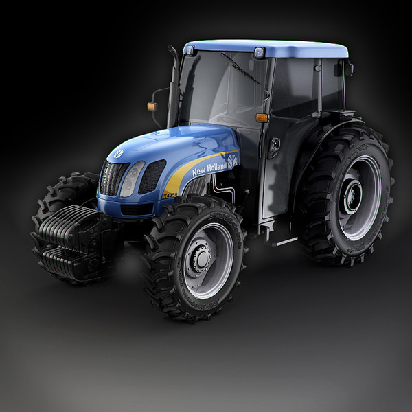 3d new holland t4050 - New Holland T4050 tractor by RTEwork