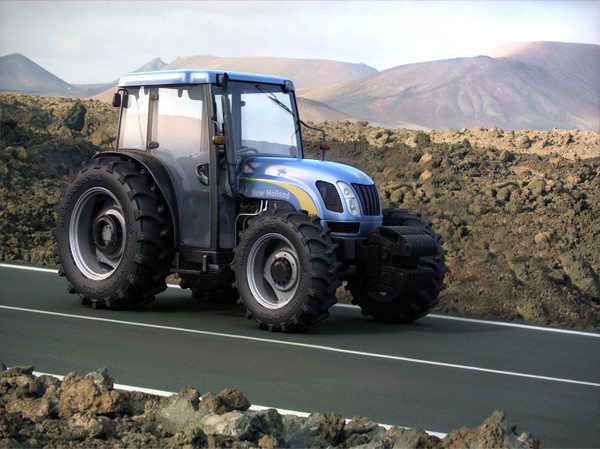 3d new holland t4050 - New Holland T4050 tractor by RTEwork