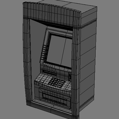 3d model cash machine - Cashmachine... by coboide