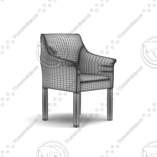 realized 2009 luxology 3d max - leather armchair by AkSdev