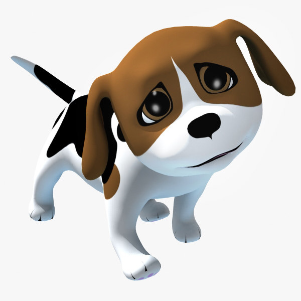 3d cartoon doggy - Rigged Cartoon Doggy 01... by Denys Almaral