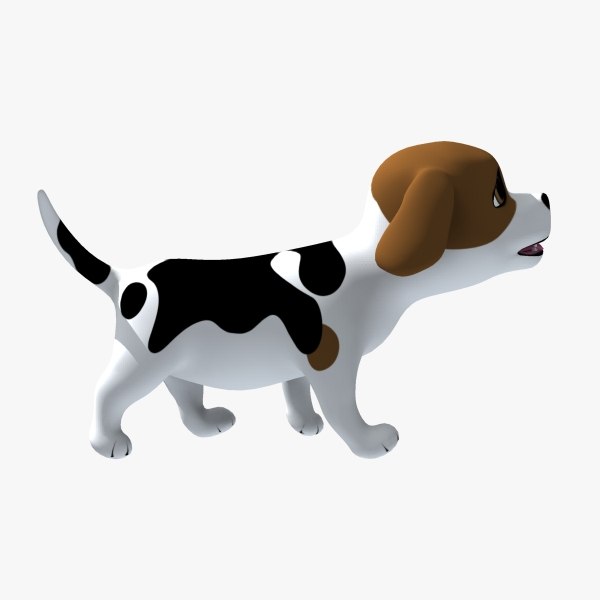 3d cartoon doggy - Rigged Cartoon Doggy 01... by Denys Almaral