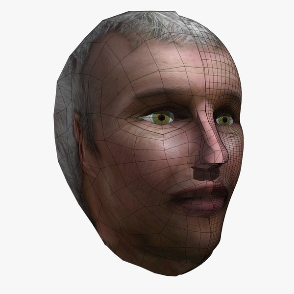 maya head face - Textured Face by 3DUniverse Pro