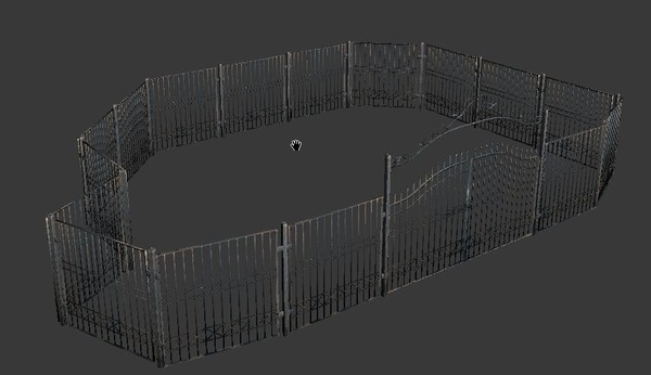 rail iron 3ds - iron rail by dark1nqdizyn