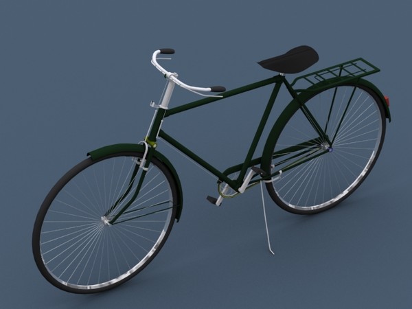 3d model of bycycle - Bycycle by javedahmed