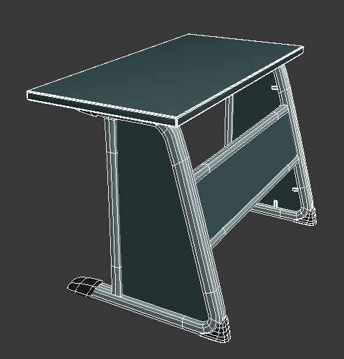 3d table work desk - Table by dark1nqdizyn