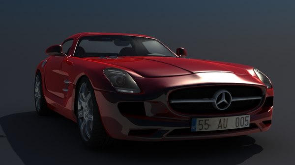 3d model mercedes sls amg - mercedes sls amg... by dmtnt
