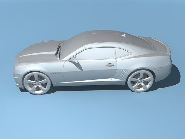 c4d chevrolet camaro 2010 - Chevrolet Camaro SS 2010 by TiRex3D