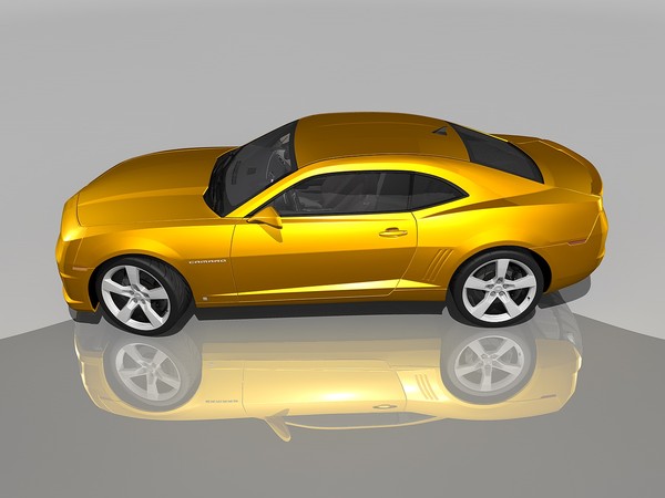 c4d chevrolet camaro 2010 - Chevrolet Camaro SS 2010 by TiRex3D