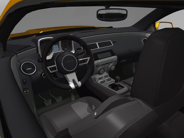 c4d chevrolet camaro 2010 - Chevrolet Camaro SS 2010 by TiRex3D