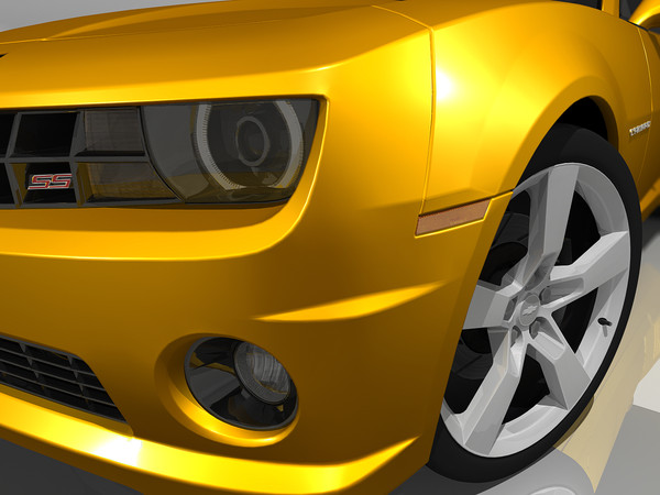 c4d chevrolet camaro 2010 - Chevrolet Camaro SS 2010 by TiRex3D