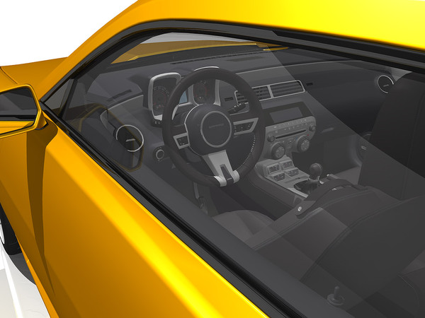 c4d chevrolet camaro 2010 - Chevrolet Camaro SS 2010 by TiRex3D